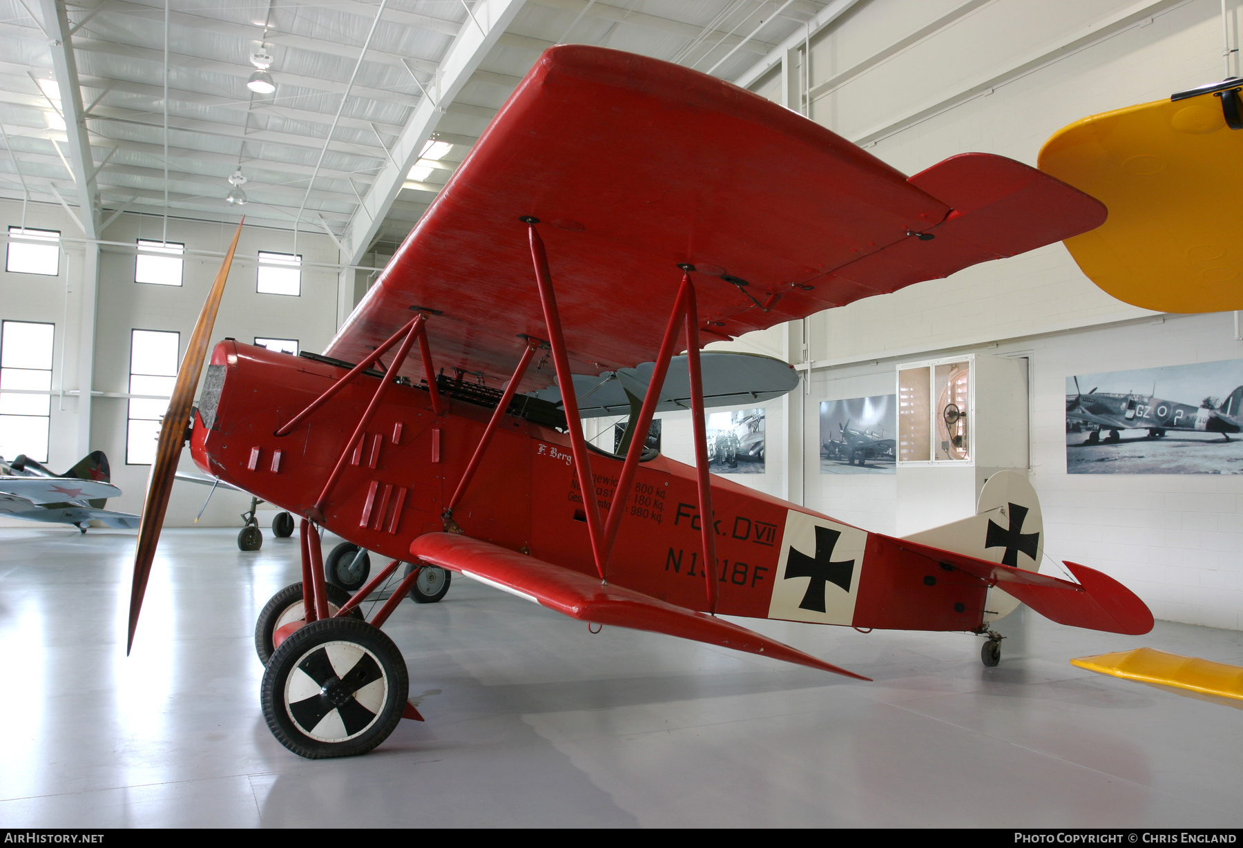 Aircraft Photo of N1918F | Fokker D.VII (replica) | Germany - Air Force | AirHistory.net #610507