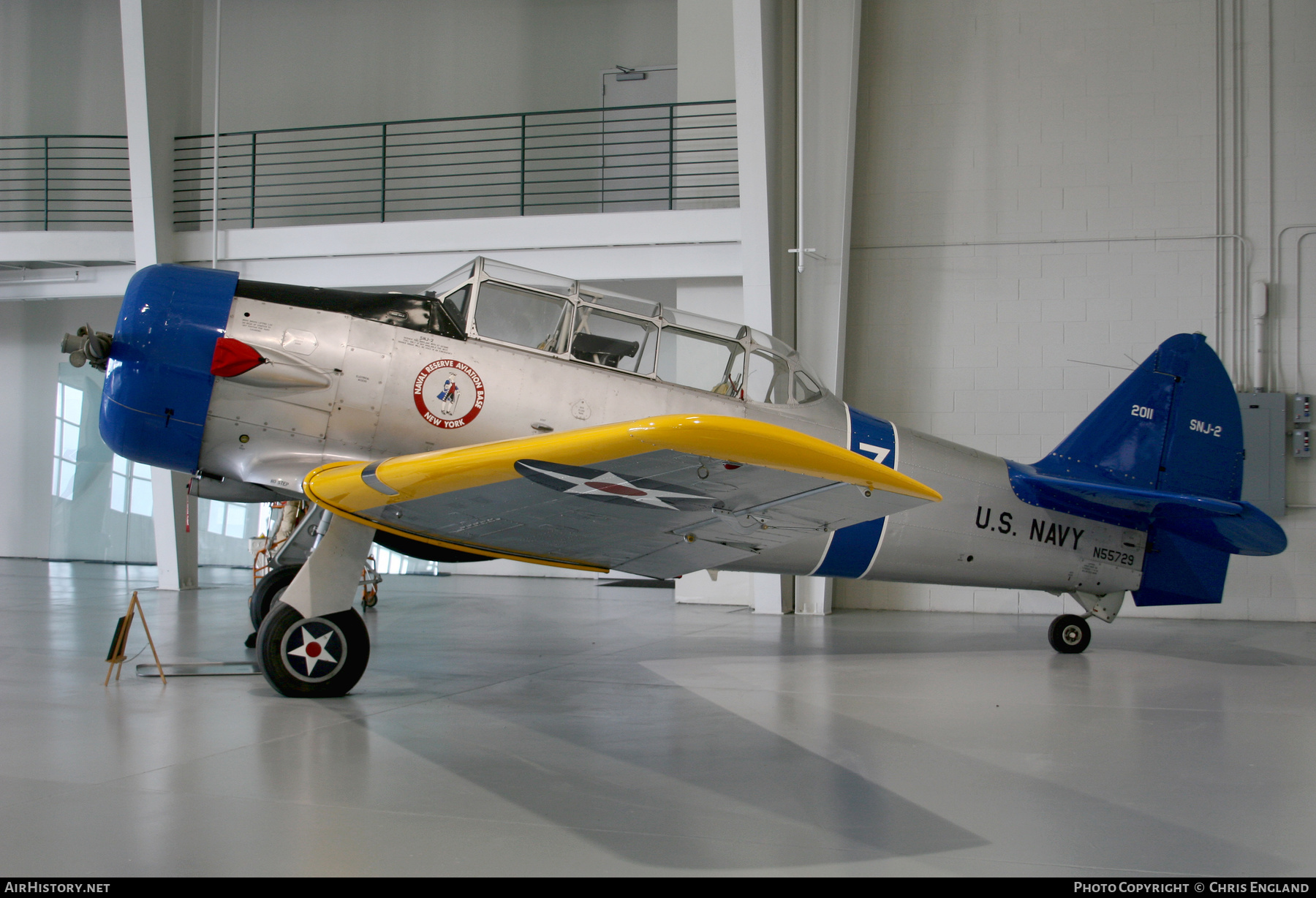 Aircraft Photo of N55729 / 2011 | North American SNJ-2 Texan | USA - Navy | AirHistory.net #610517