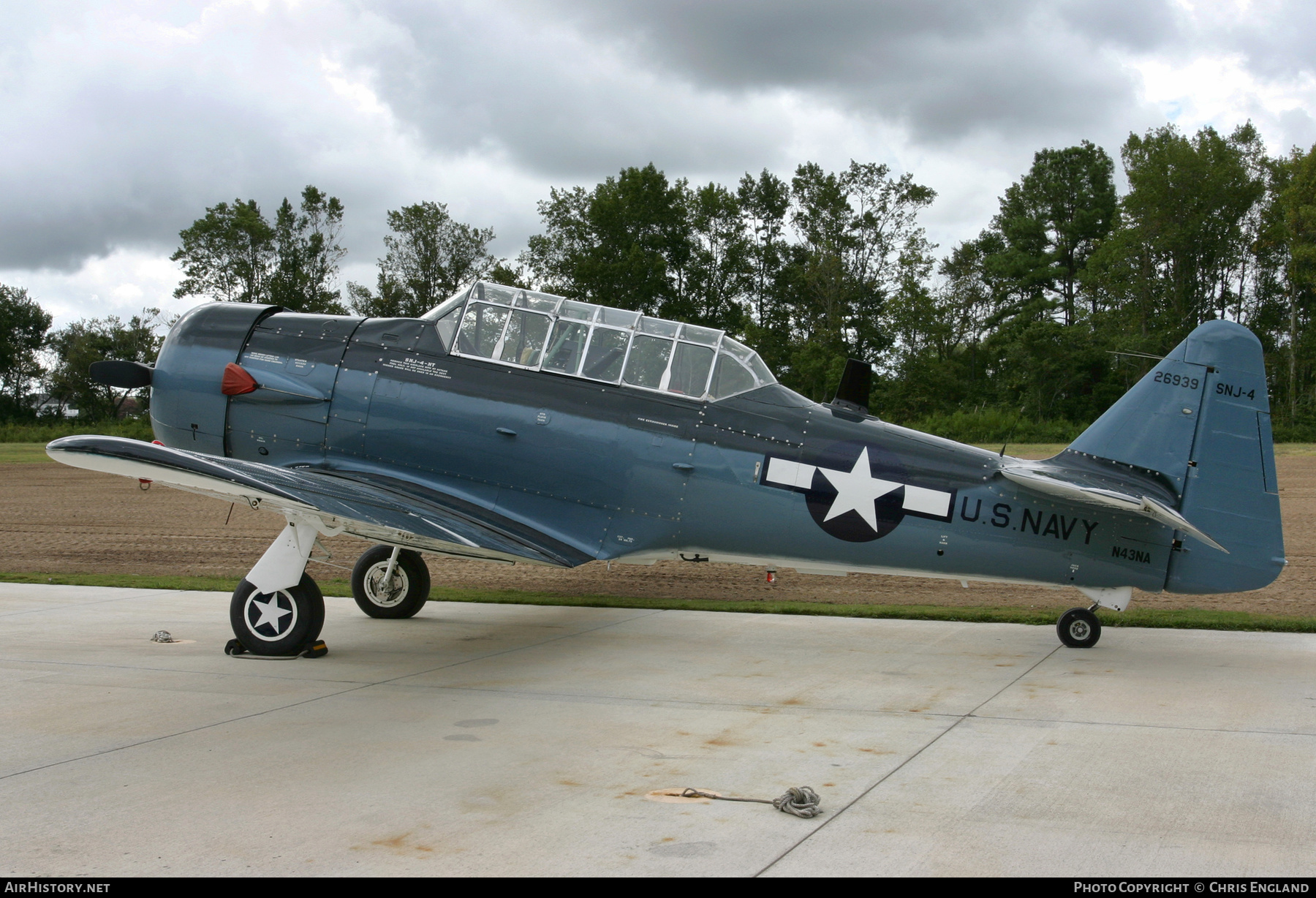 Aircraft Photo of N43NA / 26939 | North American SNJ-4 Texan | USA - Navy | AirHistory.net #610519