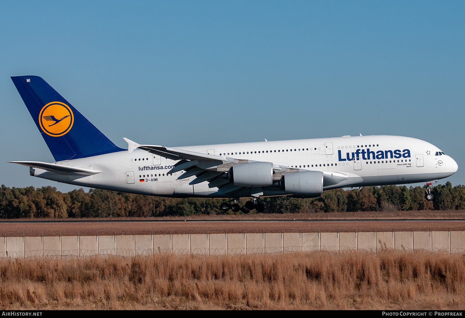 Aircraft Photo of D-AIMI | Airbus A380-841 | Lufthansa | AirHistory.net #610558