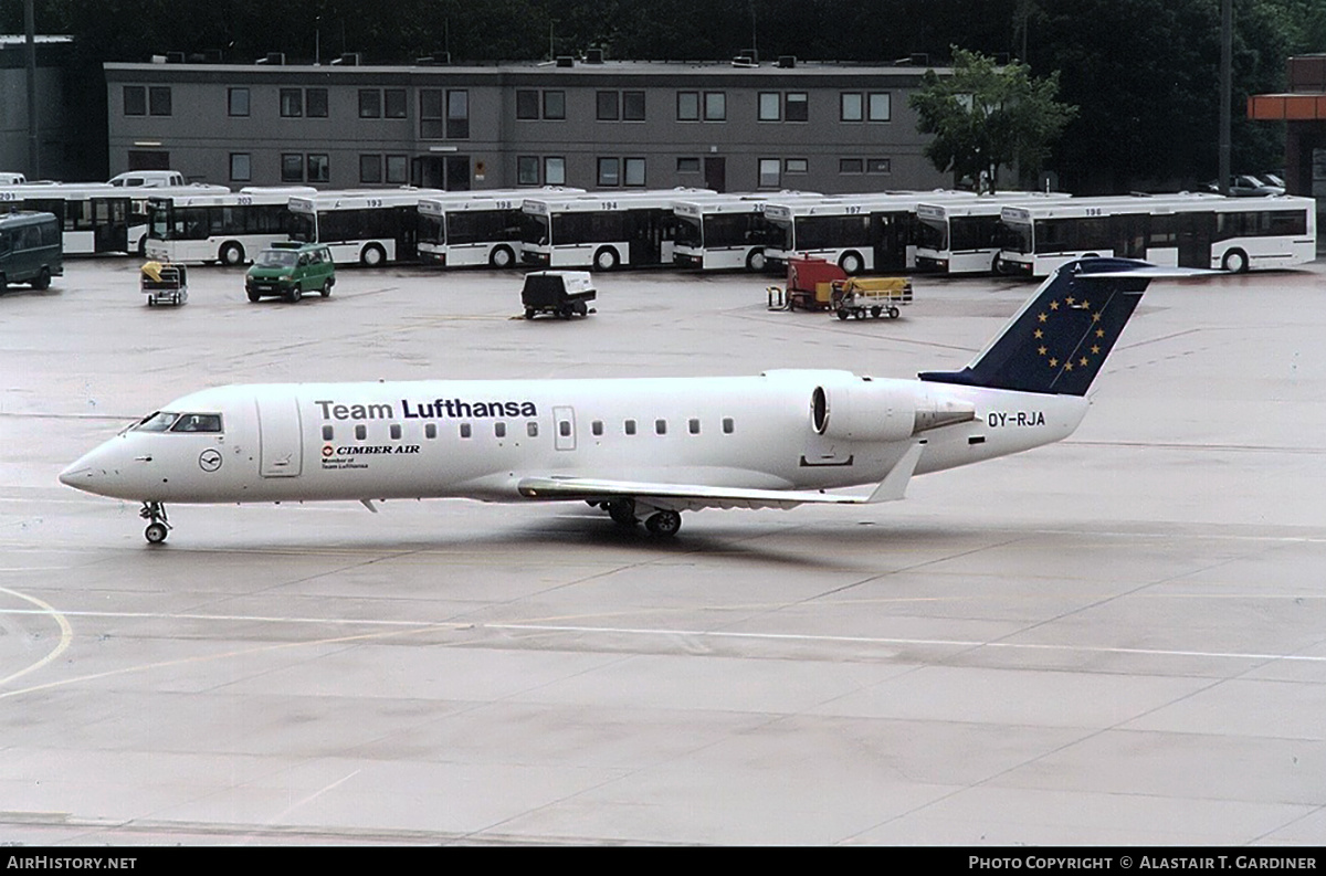 Aircraft Photo of OY-RJA | Bombardier CRJ-200LR (CL-600-2B19) | Team Lufthansa | AirHistory.net #610575
