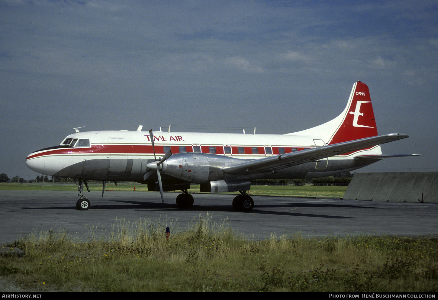Aircraft Photo of C-FPWS | Convair 640 | Time Air | AirHistory.net #610592