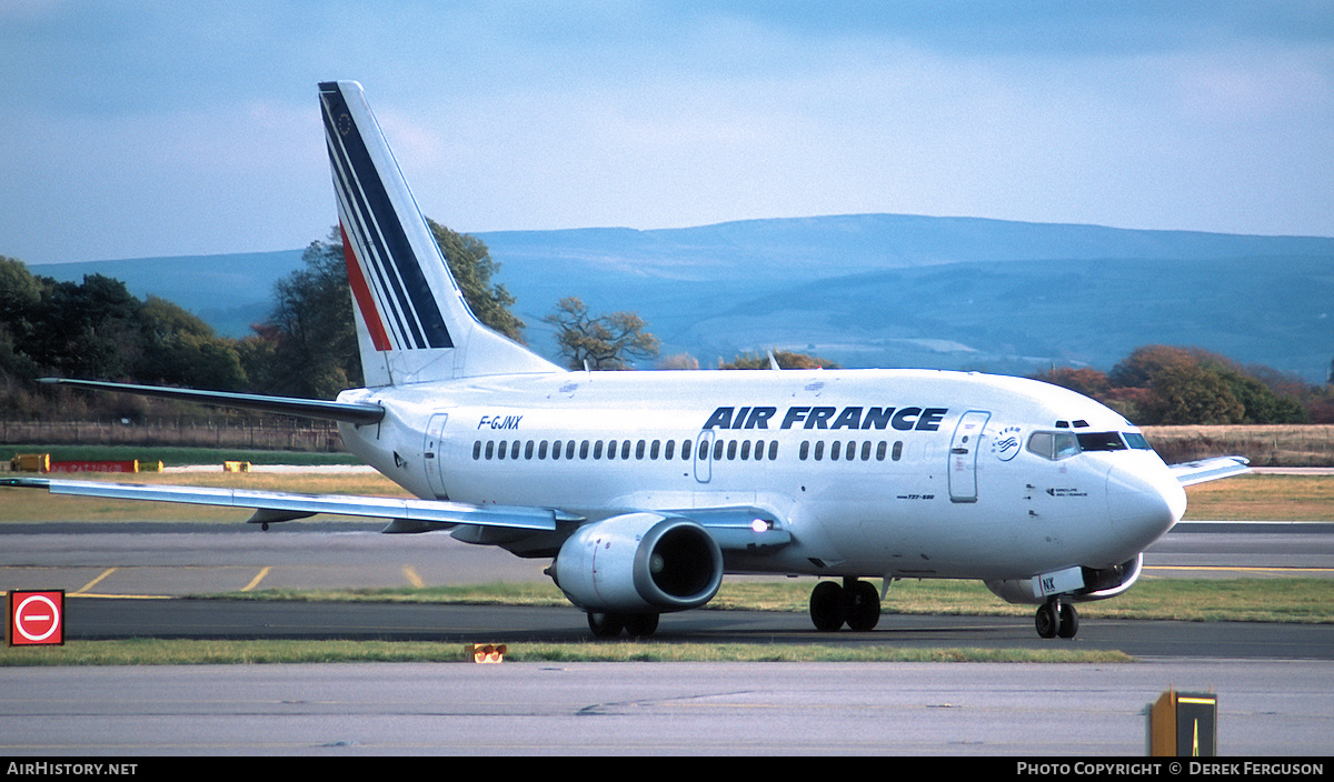 Aircraft Photo of F-GJNX | Boeing 737-5H6 | Air France | AirHistory.net #610606