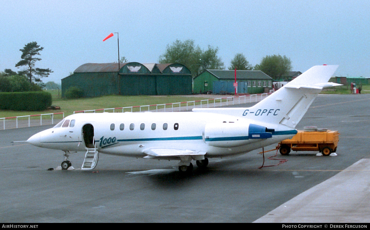 Aircraft Photo of G-OPFC | British Aerospace BAe-125-1000B | AirHistory.net #610608