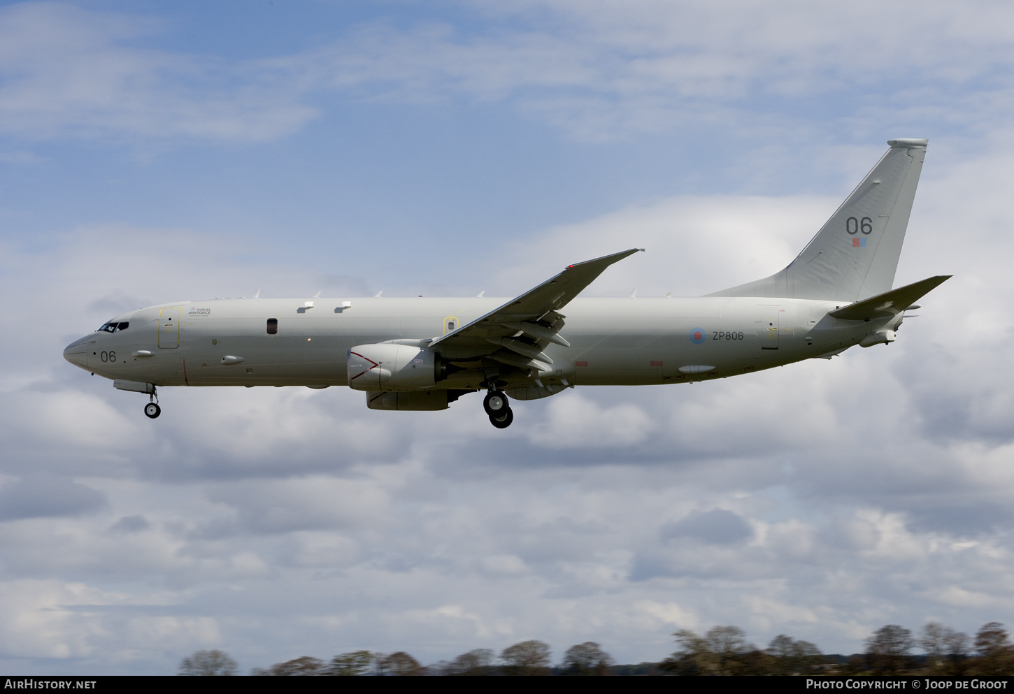 Aircraft Photo of ZP806 | Boeing P-8A Poseidon MRA1 | UK - Air Force | AirHistory.net #610628