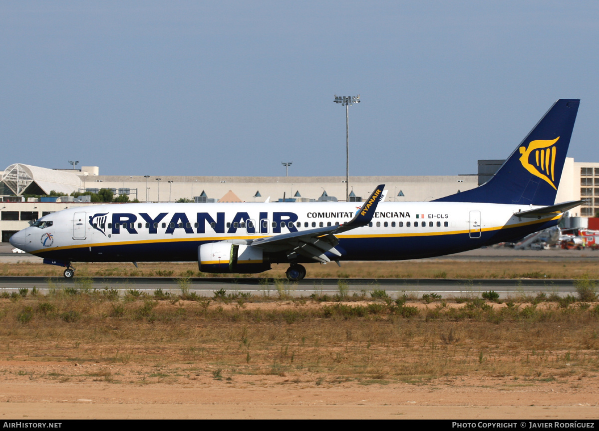 Aircraft Photo of EI-DLS | Boeing 737-8AS | Ryanair | AirHistory.net #610629