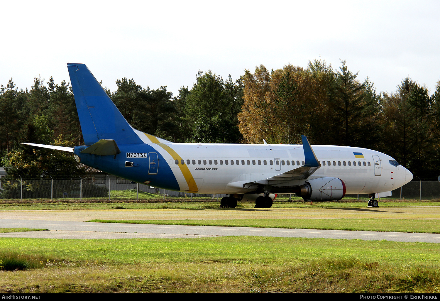 Aircraft Photo of N7373C | Boeing 737-36Q | Ukraine International Airlines | AirHistory.net #610656
