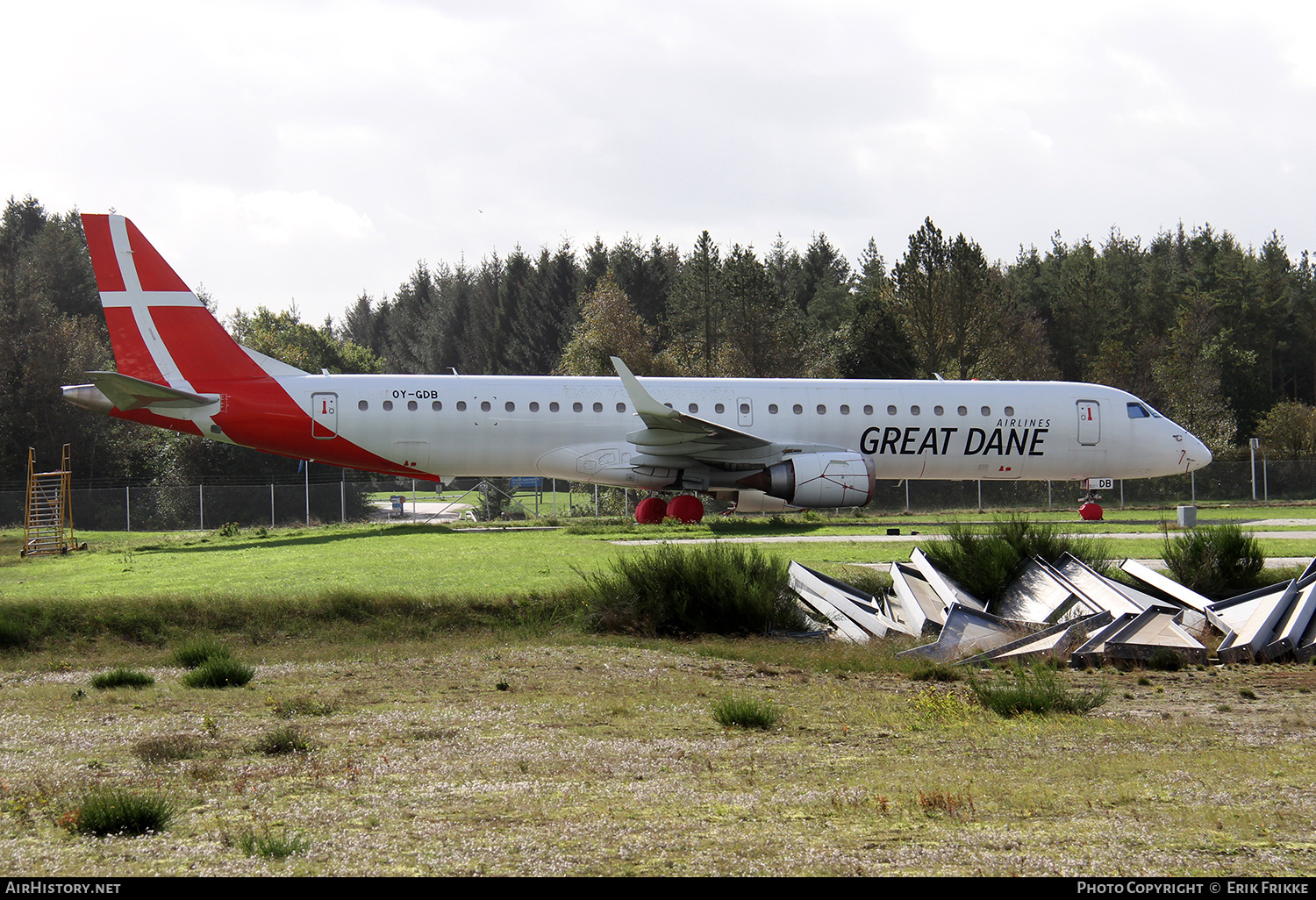 Aircraft Photo of OY-GDB | Embraer 195LR (ERJ-190-200LR) | Great Dane Airlines | AirHistory.net #610657