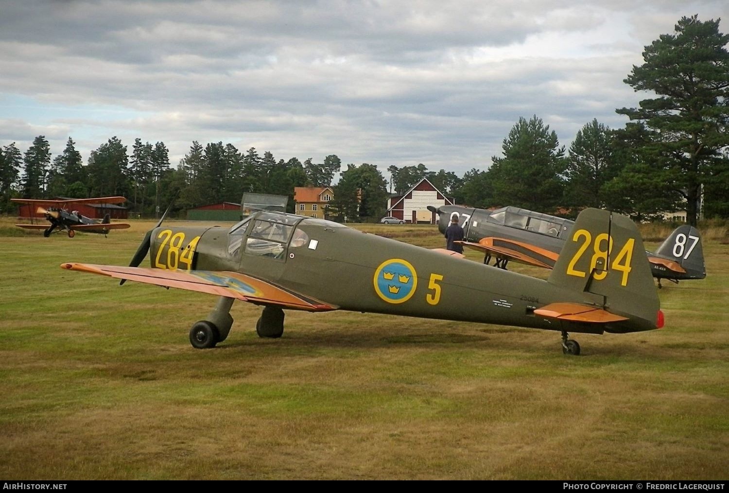 Aircraft Photo of SE-BMN / 25084 | Bücker Bü-181B-1 Bestmann | Sweden - Air Force | AirHistory.net #610669