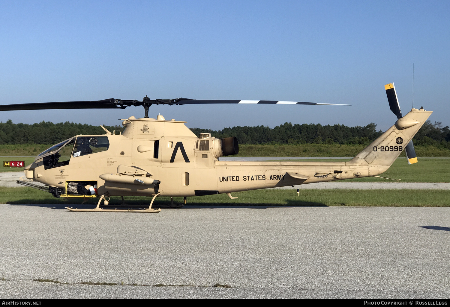 Aircraft Photo of N998HF / 0-20998 | Bell AH-1F Cobra (209) | USA - Army | AirHistory.net #610678