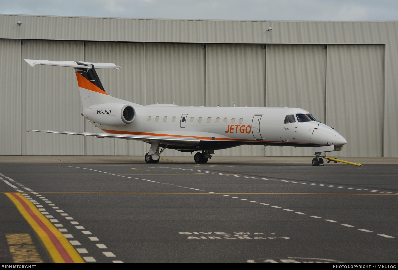 Aircraft Photo of VH-JGB | Embraer ERJ-135LR (EMB-135LR) | Jetgo Australia | AirHistory.net #610704