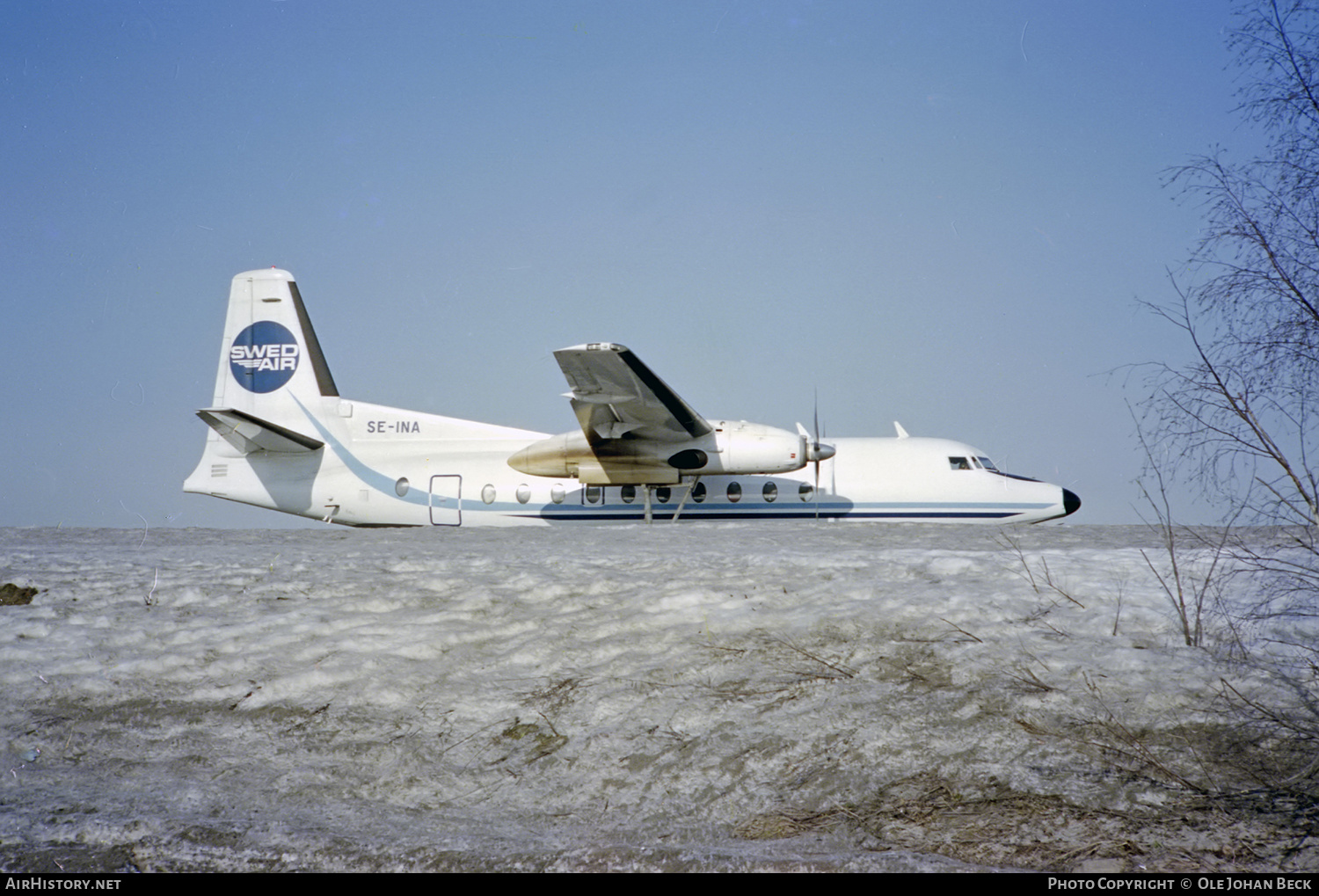 Aircraft Photo of SE-INA | Fairchild F-27F | Swedair | AirHistory.net #610741