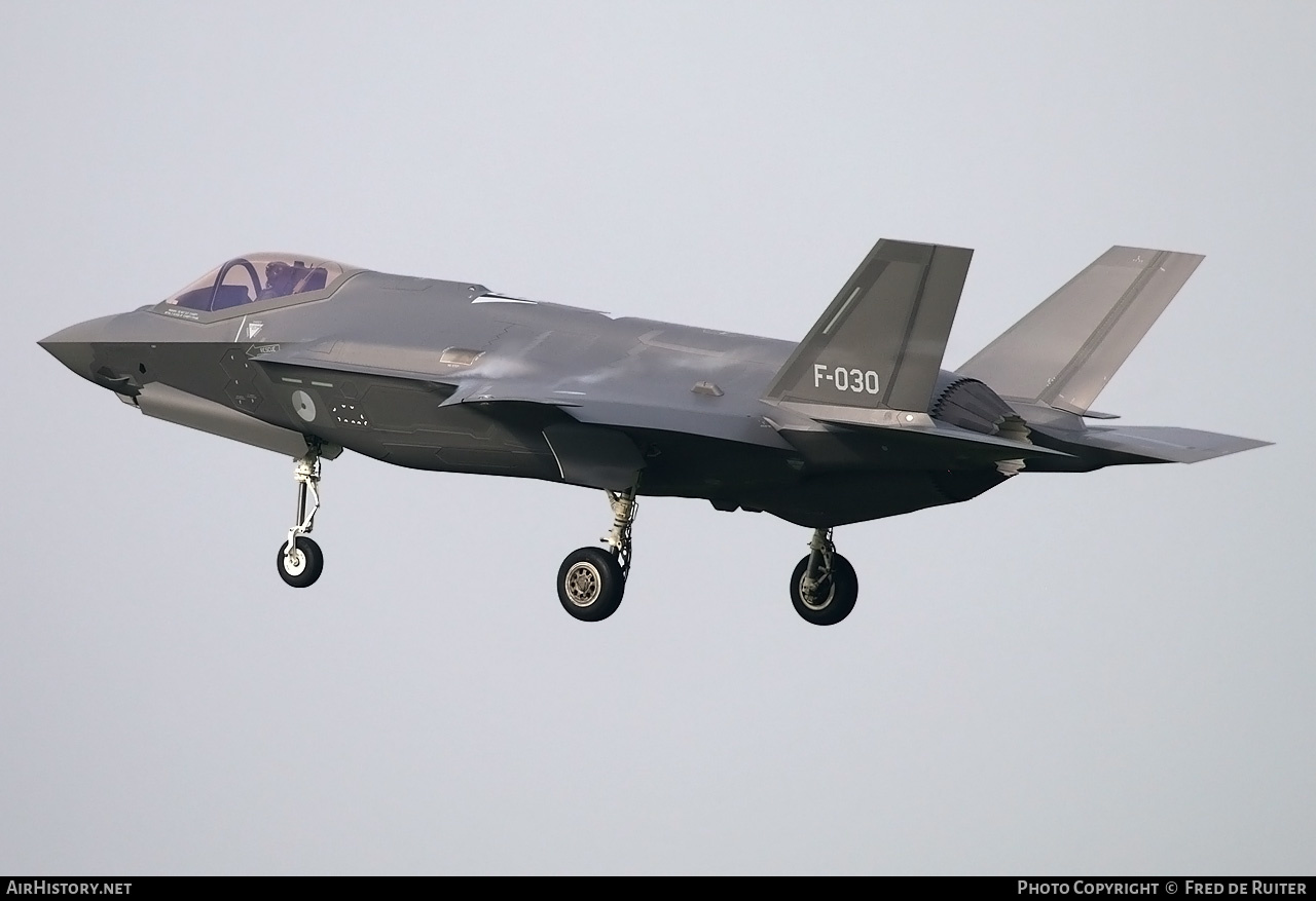 Aircraft Photo of F-030 | Lockheed Martin F-35A Lightning II | Netherlands - Air Force | AirHistory.net #610754