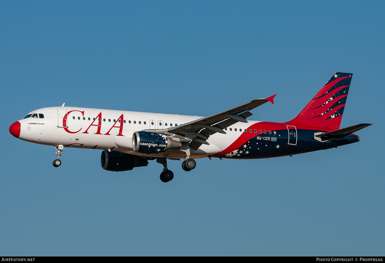 Aircraft Photo of 9Q-CCO | Airbus A320-211 | CAA - Compagnie Africaine d'Aviation | AirHistory.net #610769