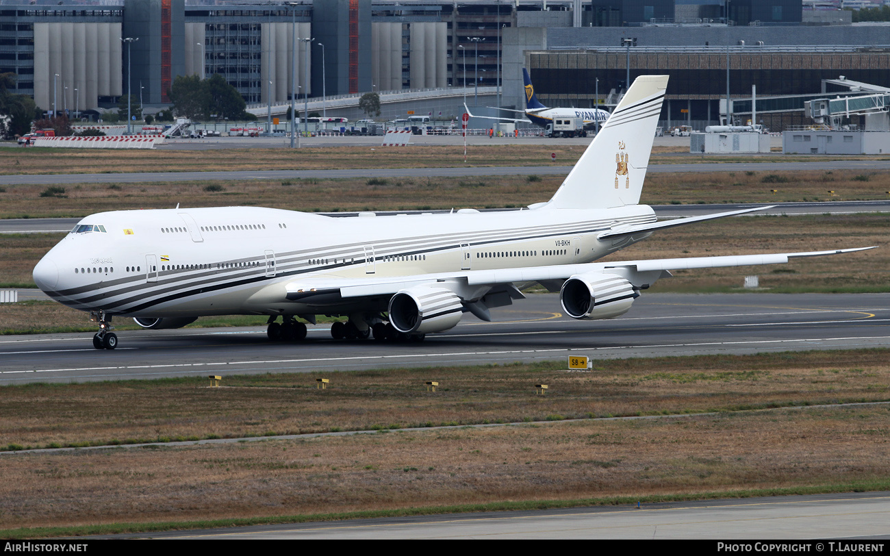 Aircraft Photo of V8-BKH | Boeing 747-8LQ(BBJ) | Brunei Sultan's Flight | AirHistory.net #610779