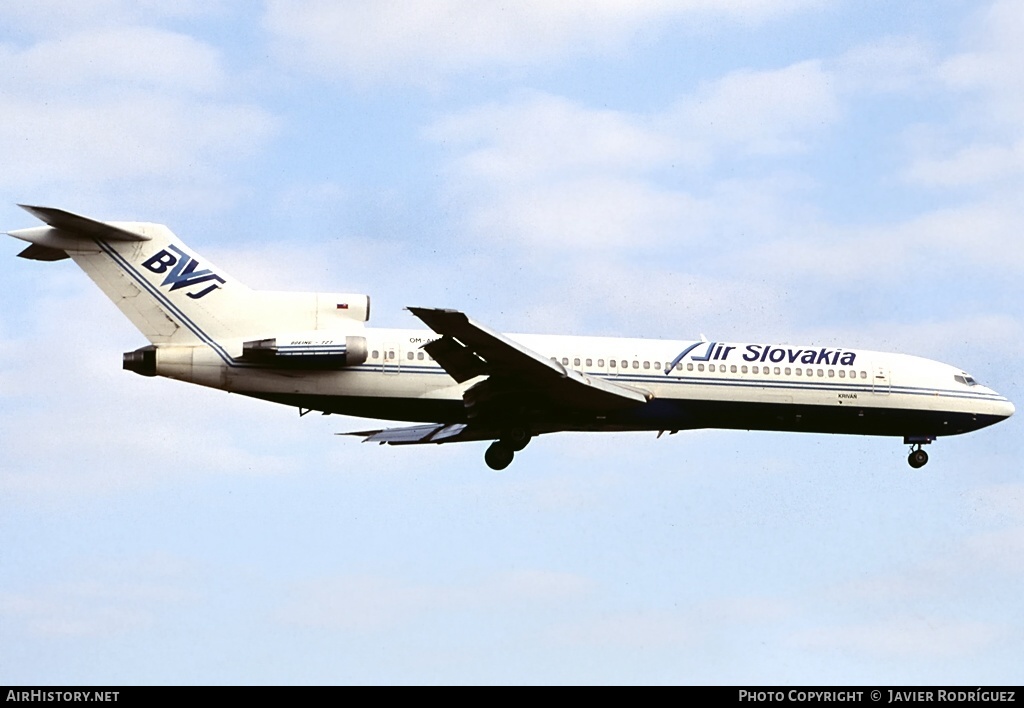 Aircraft Photo of OM-AHK | Boeing 727-230 | Air Slovakia | AirHistory.net #610793