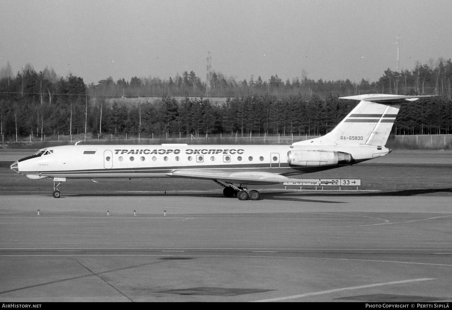 Aircraft Photo of RA-65830 | Tupolev Tu-134A-3 | Transaero Express | AirHistory.net #610832