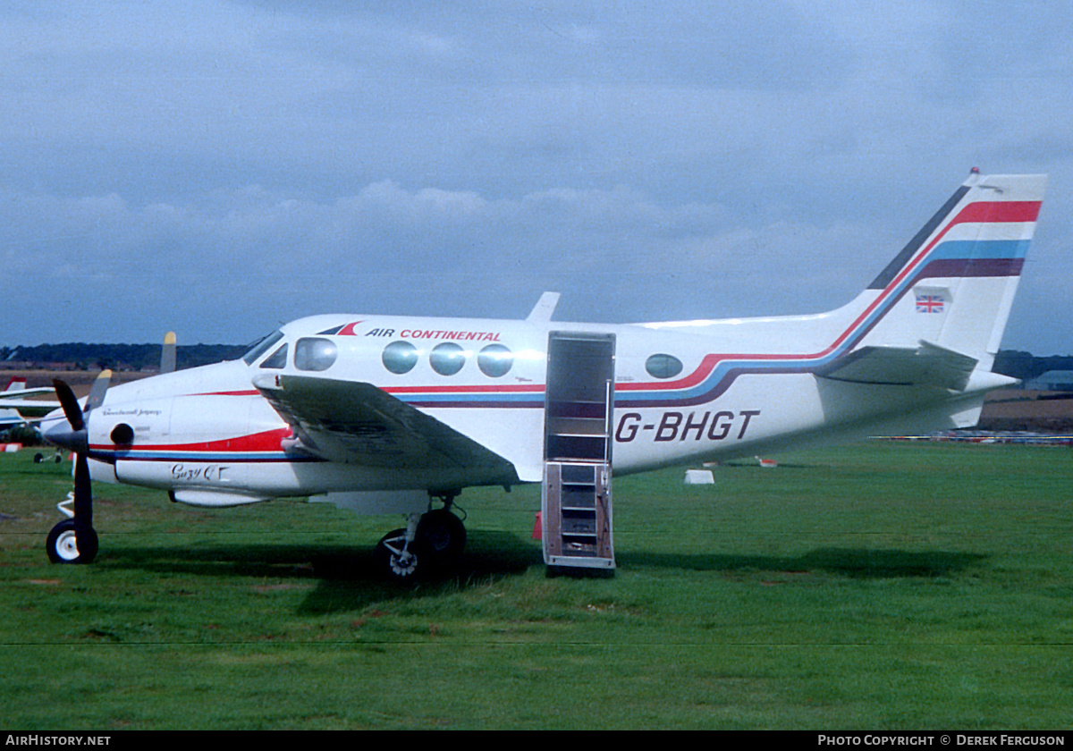 Aircraft Photo of G-BHGT | Beech B90 King Air | Air Continental | AirHistory.net #610857