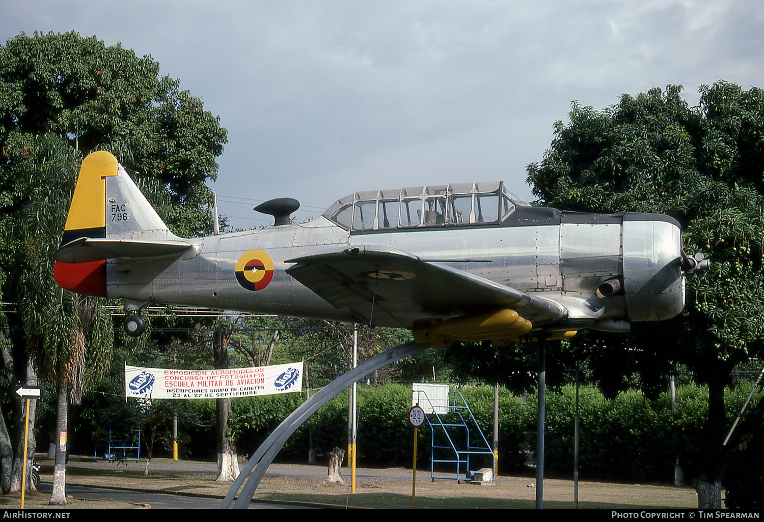 Aircraft Photo of FAC796 | North American T-6D Texan | Colombia - Air Force | AirHistory.net #610864