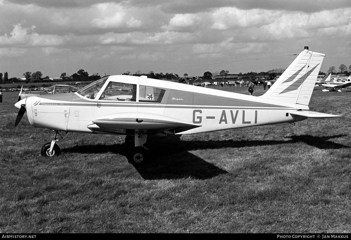 Aircraft Photo of G-AVLI | Piper PA-28-140 Cherokee | AirHistory.net #610865