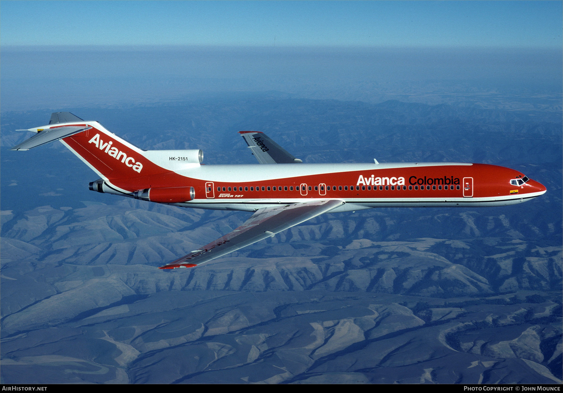 Aircraft Photo of HK-2151 | Boeing 727-2A1/Adv | Avianca | AirHistory.net #610890