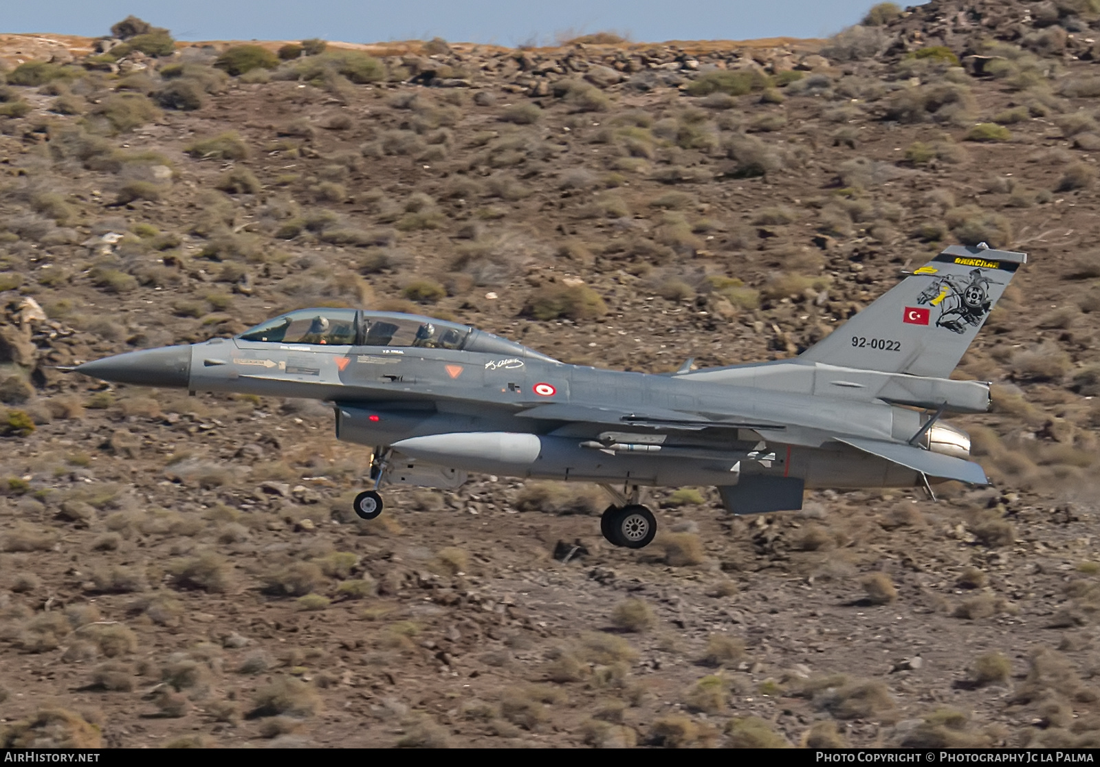 Aircraft Photo of 92-0022 | Lockheed Martin F-16D Fighting Falcon | Turkey - Air Force | AirHistory.net #610901