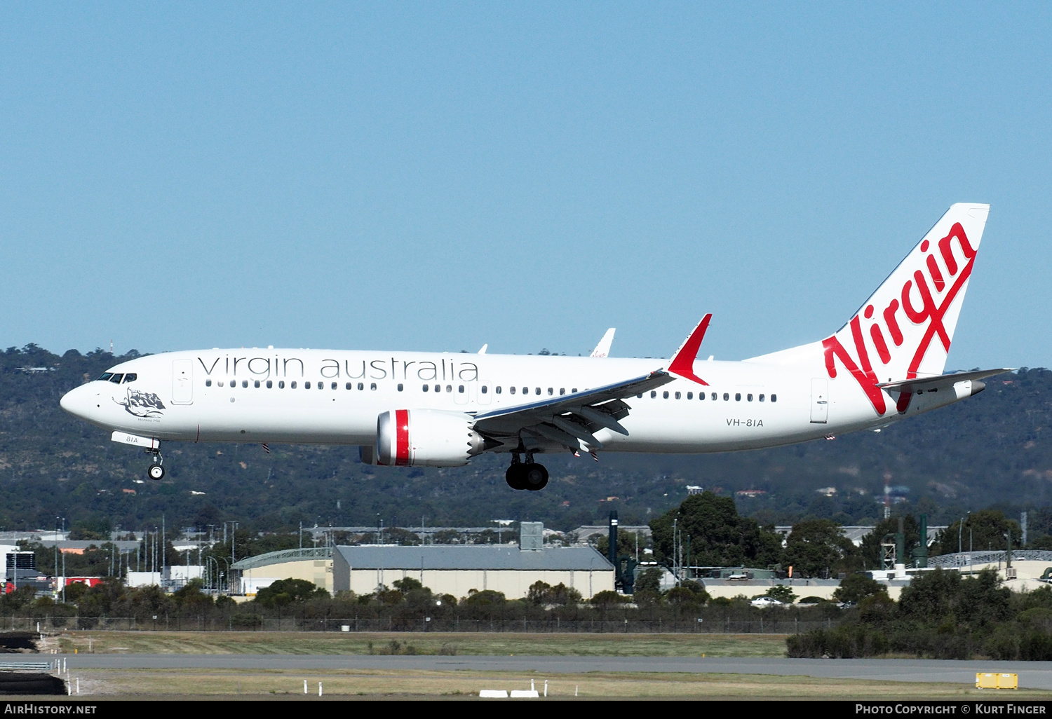 Aircraft Photo of VH-8IA | Boeing 737-8 Max 8 | Virgin Australia Airlines | AirHistory.net #610913