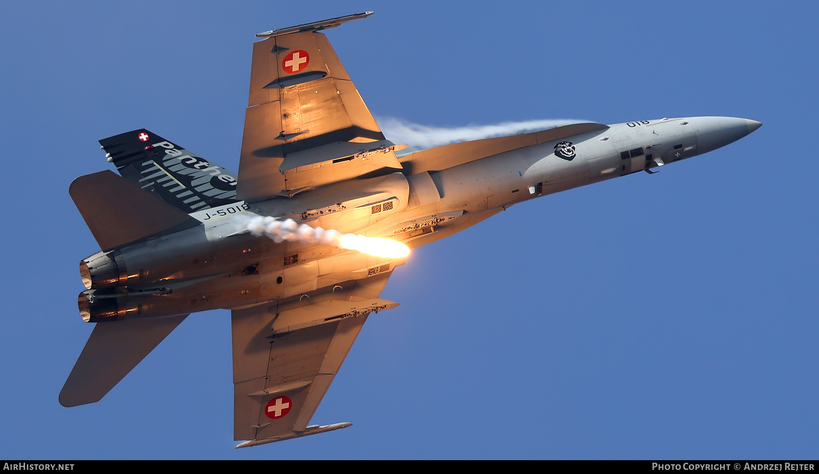 Aircraft Photo of J-5018 | McDonnell Douglas F/A-18C Hornet | Switzerland - Air Force | AirHistory.net #610941