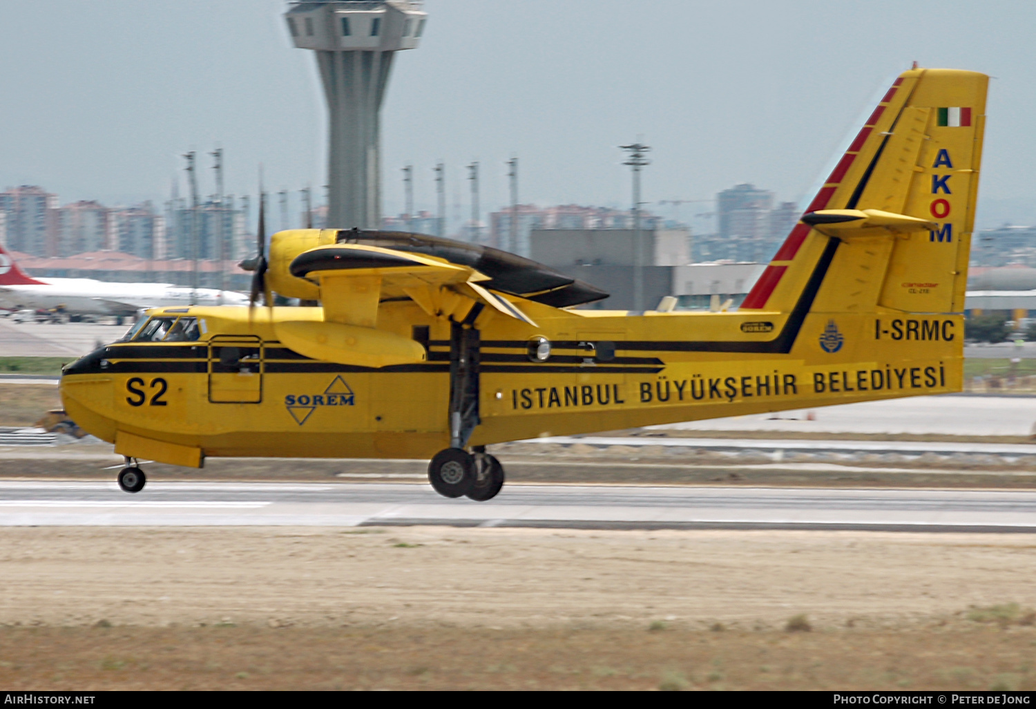 Aircraft Photo of I-SRMC | Canadair CL-215-IV (CL-215-1A10) | İstanbul Büyükşehir Belediyesi | AirHistory.net #610951