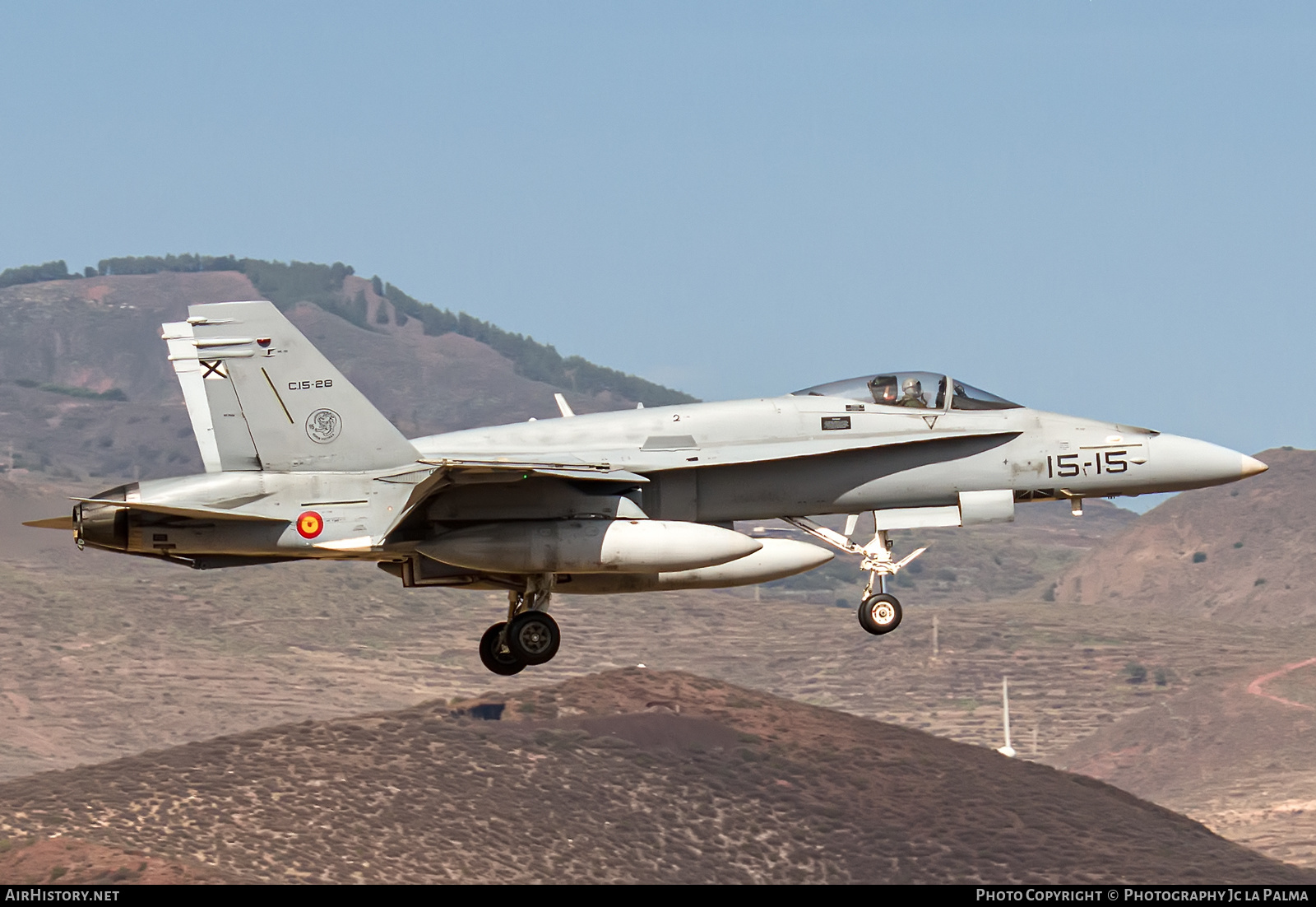Aircraft Photo of C.15-28 | McDonnell Douglas EF-18M Hornet | Spain - Air Force | AirHistory.net #610980