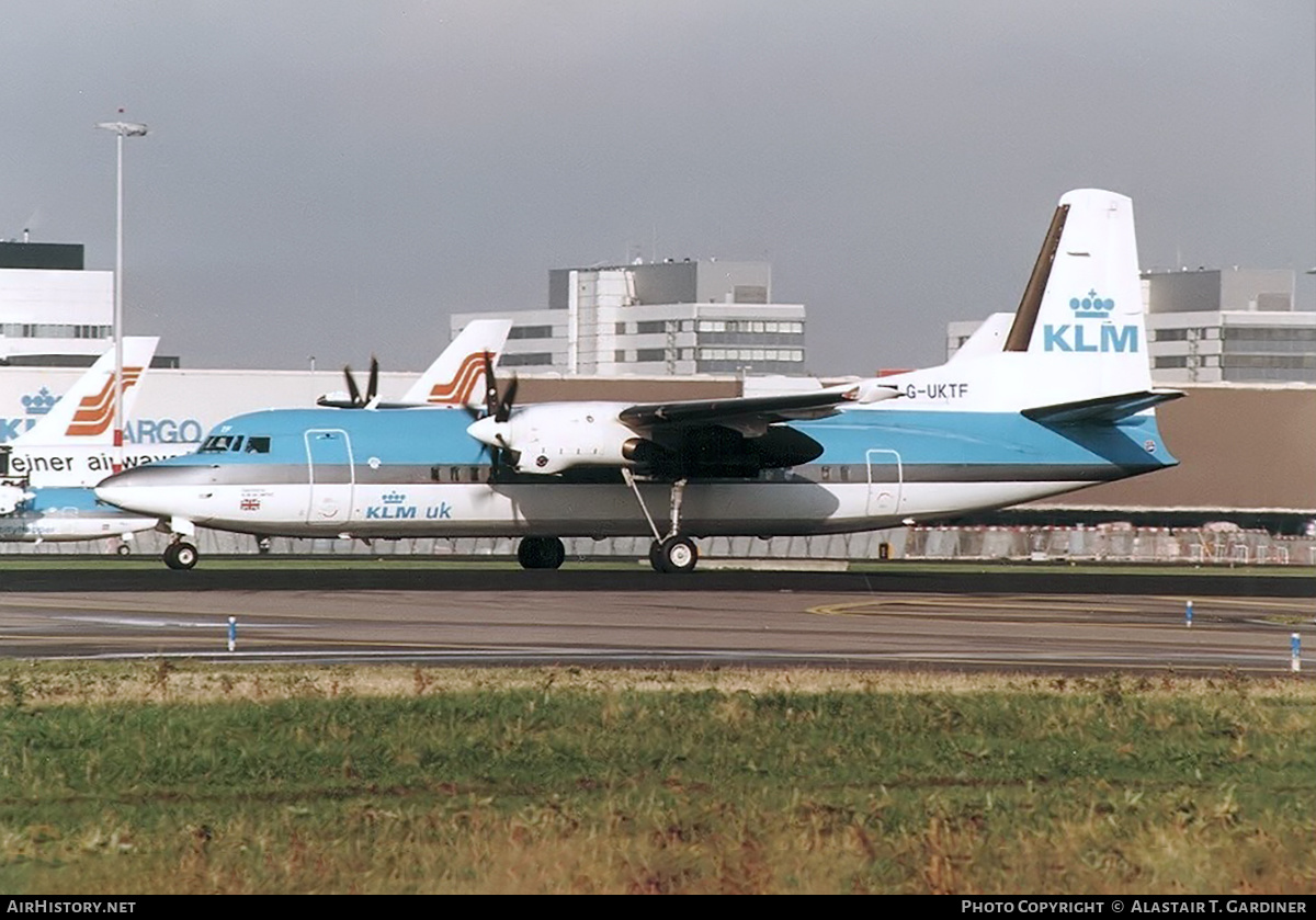 Aircraft Photo of G-UKTF | Fokker 50 | KLM UK | AirHistory.net #610992