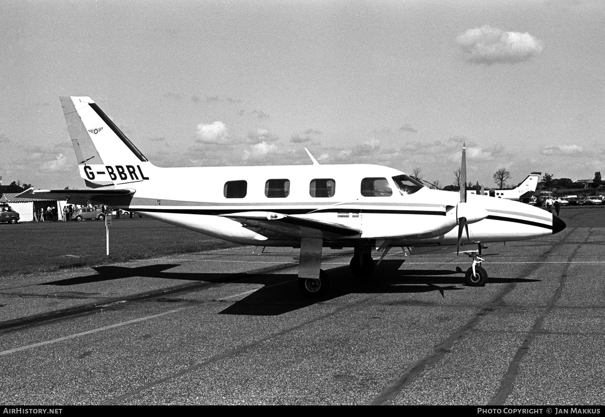 Aircraft Photo of G-BBRL | Piper PA-31P-425 Pressurised Navajo | AirHistory.net #611011