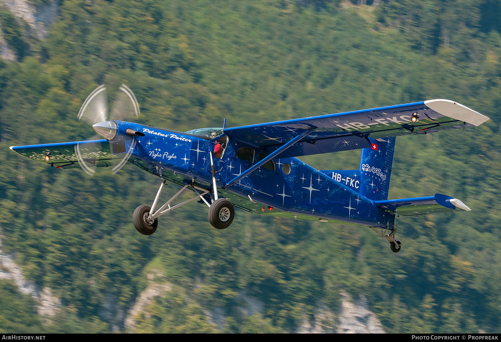Aircraft Photo of HB-FKC | Pilatus PC-6/B2/34-H4 Turbo Porter | Para Sport Club Triengen | AirHistory.net #611016