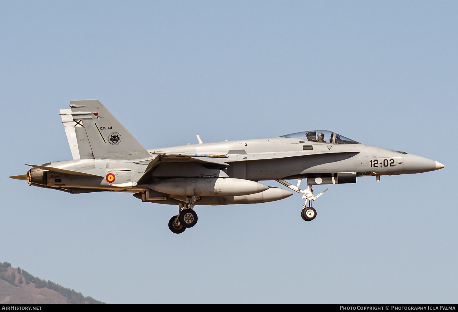 Aircraft Photo of C.15-44 | McDonnell Douglas EF-18A Hornet | Spain - Air Force | AirHistory.net #611030