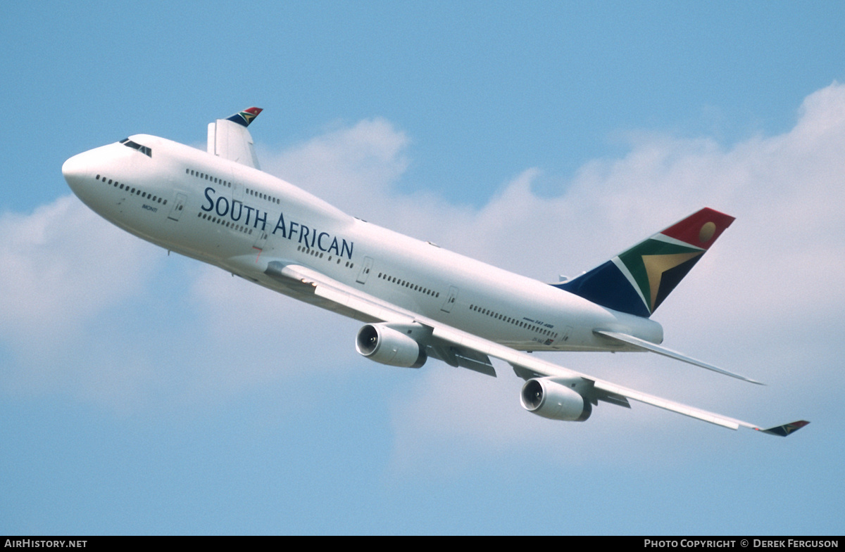 Aircraft Photo of ZS-SAZ | Boeing 747-444 | South African Airways | AirHistory.net #611035