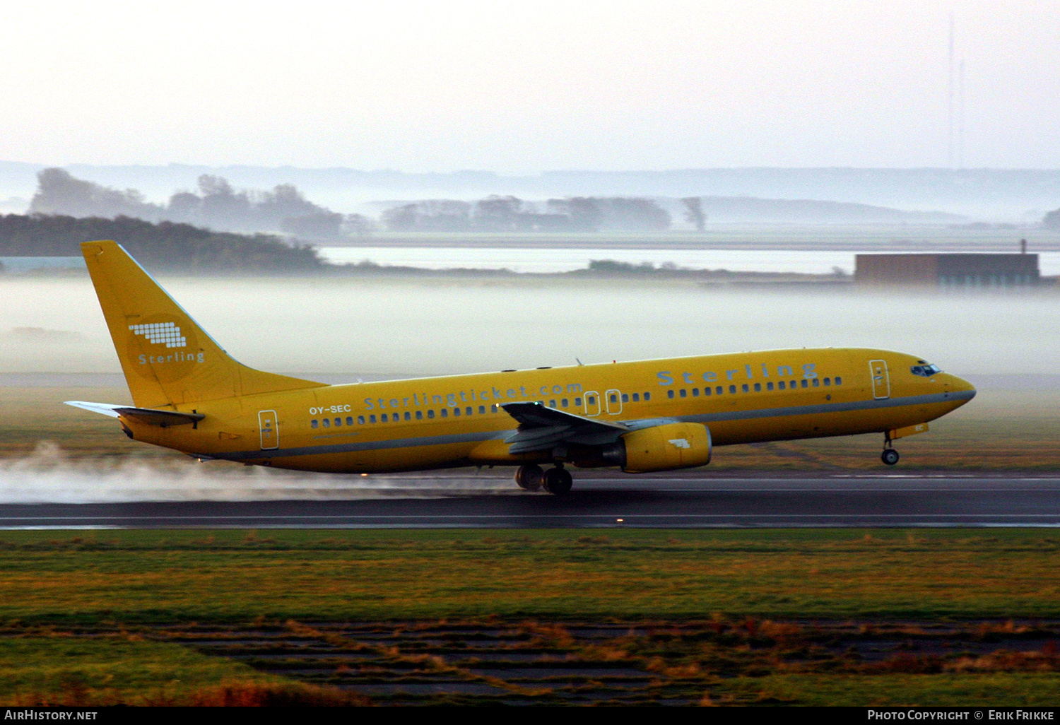 Aircraft Photo of OY-SEC | Boeing 737-8Q8 | Sterling European Airlines | AirHistory.net #611036