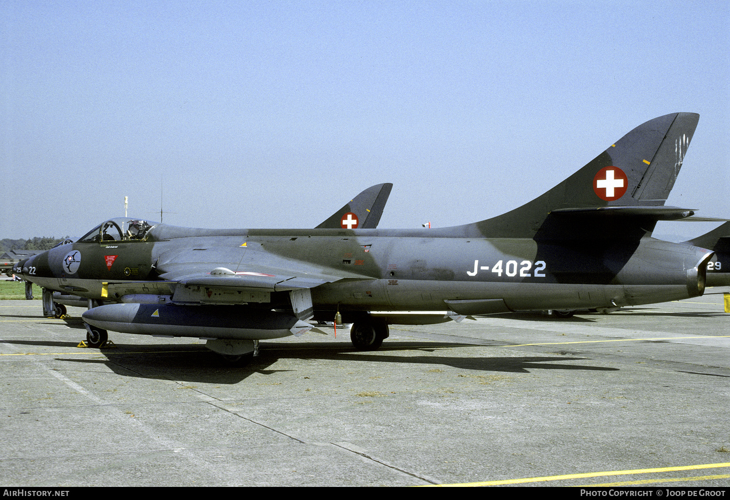 Aircraft Photo of J-4022 | Hawker Hunter F58 | Switzerland - Air Force | AirHistory.net #611041