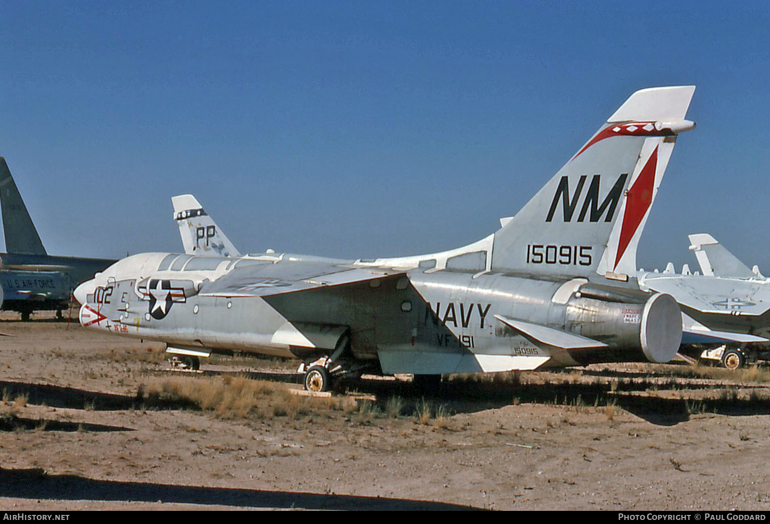 Aircraft Photo of 150915 | Vought F-8J Crusader | USA - Navy | AirHistory.net #611046