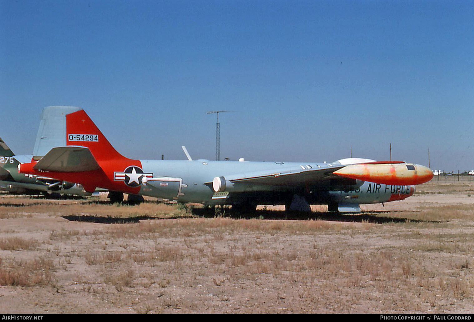 Aircraft Photo of 55-4294 / 0-54294 | Martin B-57E Canberra | USA - Air Force | AirHistory.net #611049