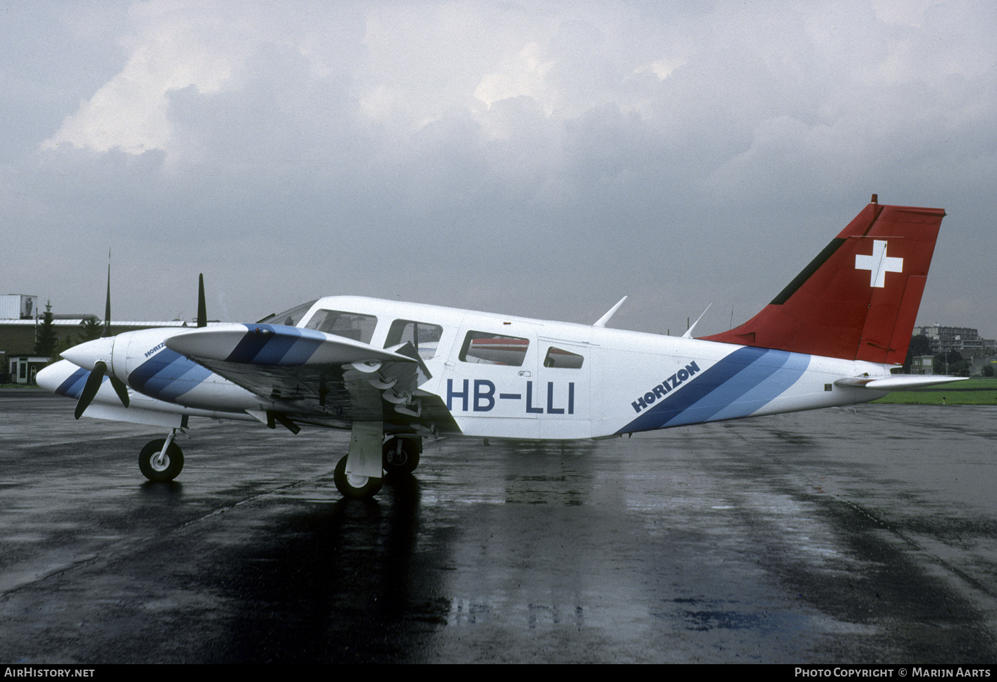 Aircraft Photo of HB-LLI | Piper PA-34-200T Seneca II | Horizon Swiss Flight Academy | AirHistory.net #611073