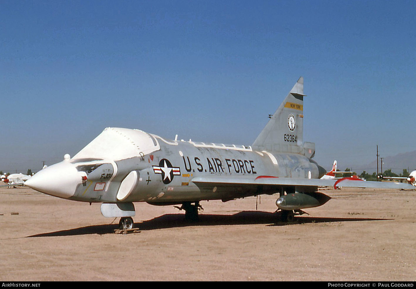 Aircraft Photo of 56-2364 / 62364 | Convair TF-102A Delta Dagger | USA - Air Force | AirHistory.net #611074