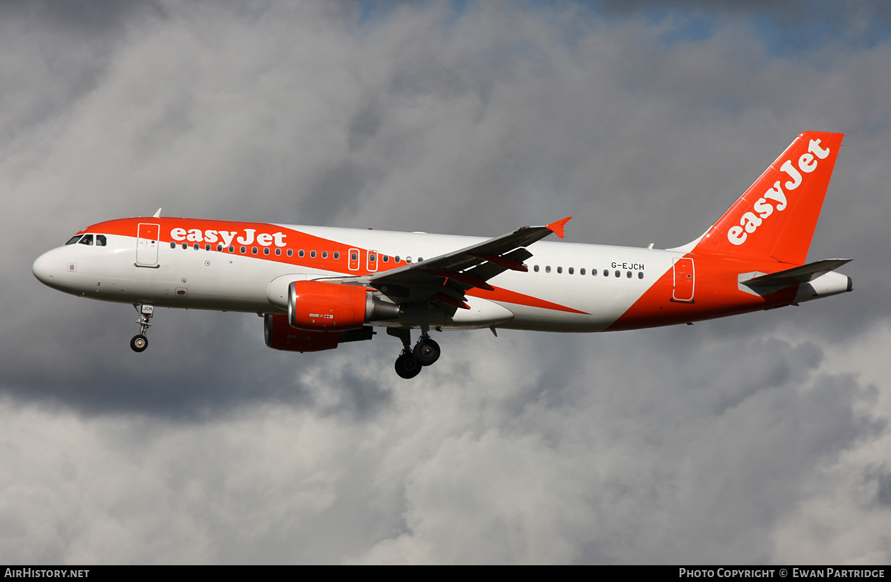 Aircraft Photo of G-EJCH | Airbus A320-214 | EasyJet | AirHistory.net #611080