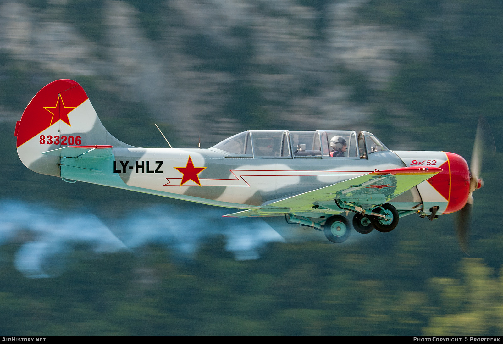 Aircraft Photo of LY-HLZ / 833206 | Yakovlev Yak-52 | Soviet Union - Air Force | AirHistory.net #611093