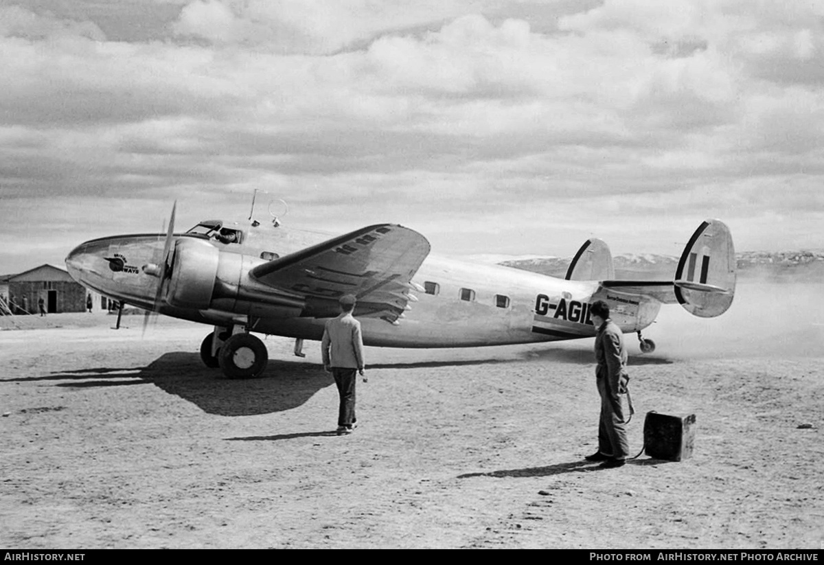 Aircraft Photo of G-AGIL | Lockheed 18-56 Lodestar | BOAC - British Overseas Airways Corporation | AirHistory.net #611095