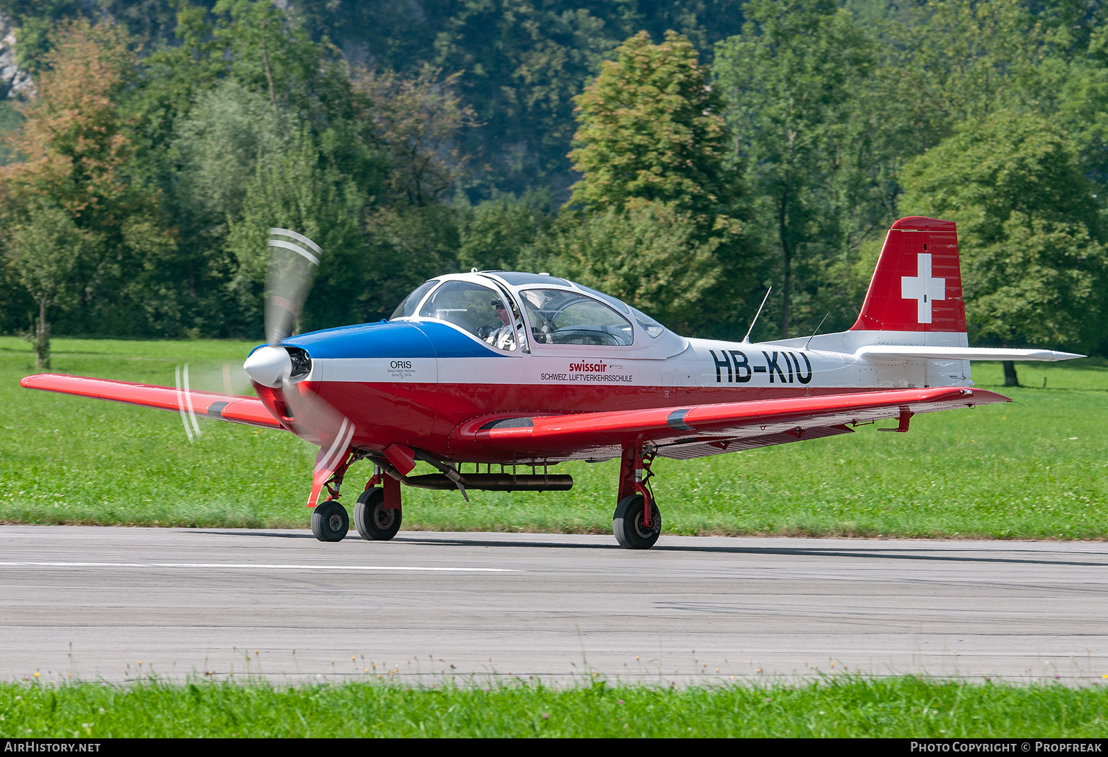 Aircraft Photo of HB-KIU | Focke-Wulf FWP-149D | Swissair - Schweizerische Luftverkehrsschule | AirHistory.net #611113