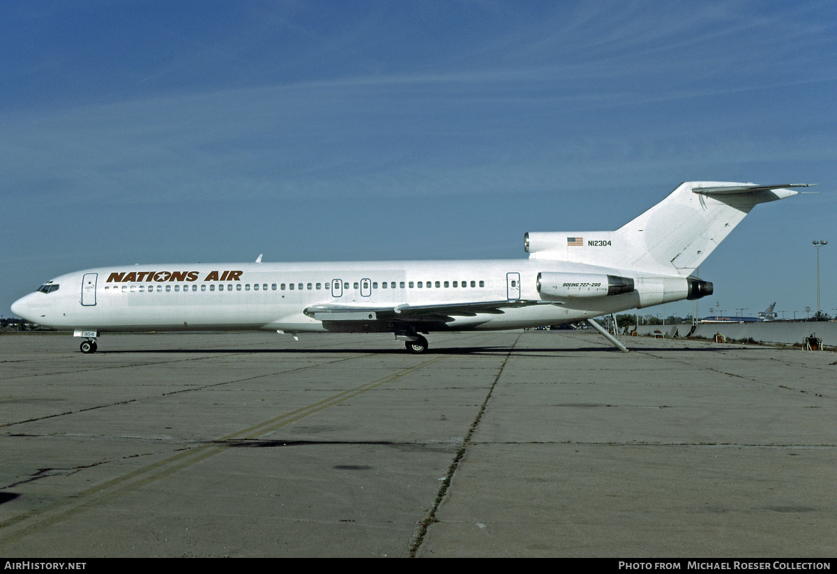 Aircraft Photo of N12304 | Boeing 727-231 | Nations Air | AirHistory.net #611139