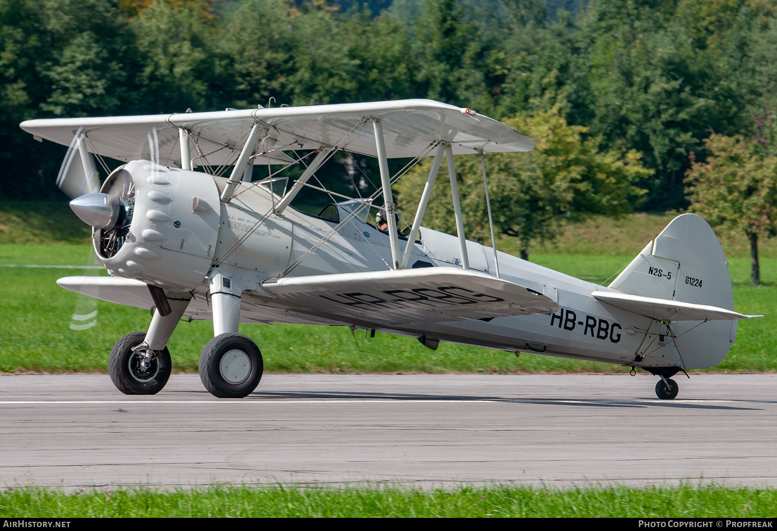 Aircraft Photo of HB-RBG / 61224 | Boeing N2S-5 Kaydet (E75) | USA - Navy | AirHistory.net #611151