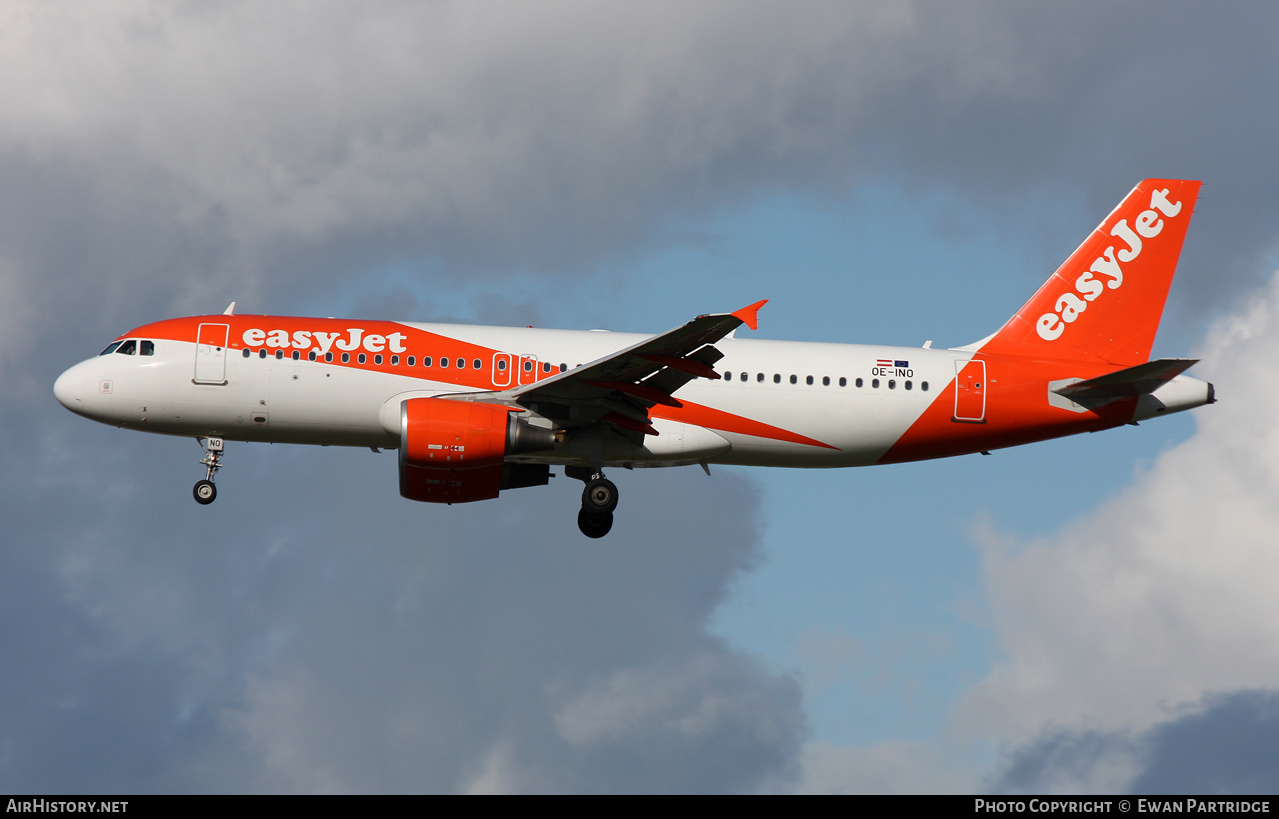 Aircraft Photo of OE-INO | Airbus A320-214 | EasyJet | AirHistory.net #611153