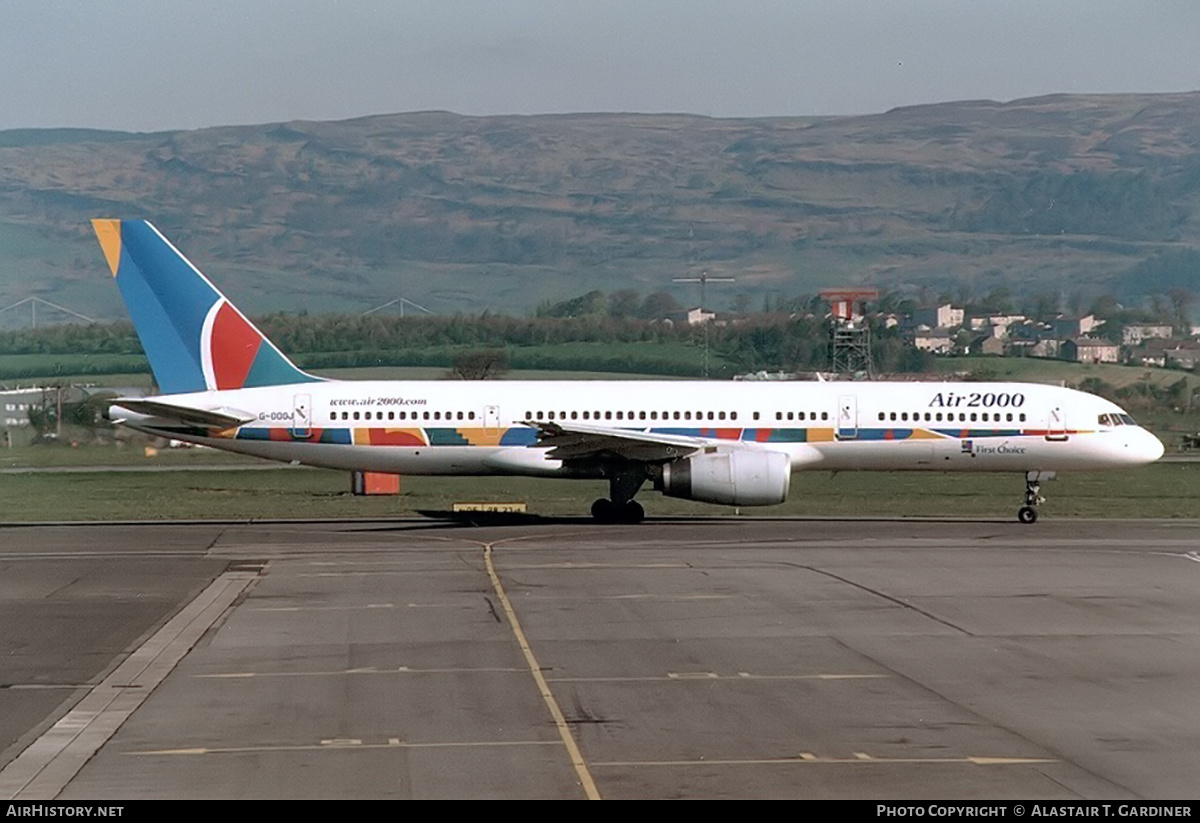 Aircraft Photo of G-OOOJ | Boeing 757-23A | Air 2000 | AirHistory.net #611162