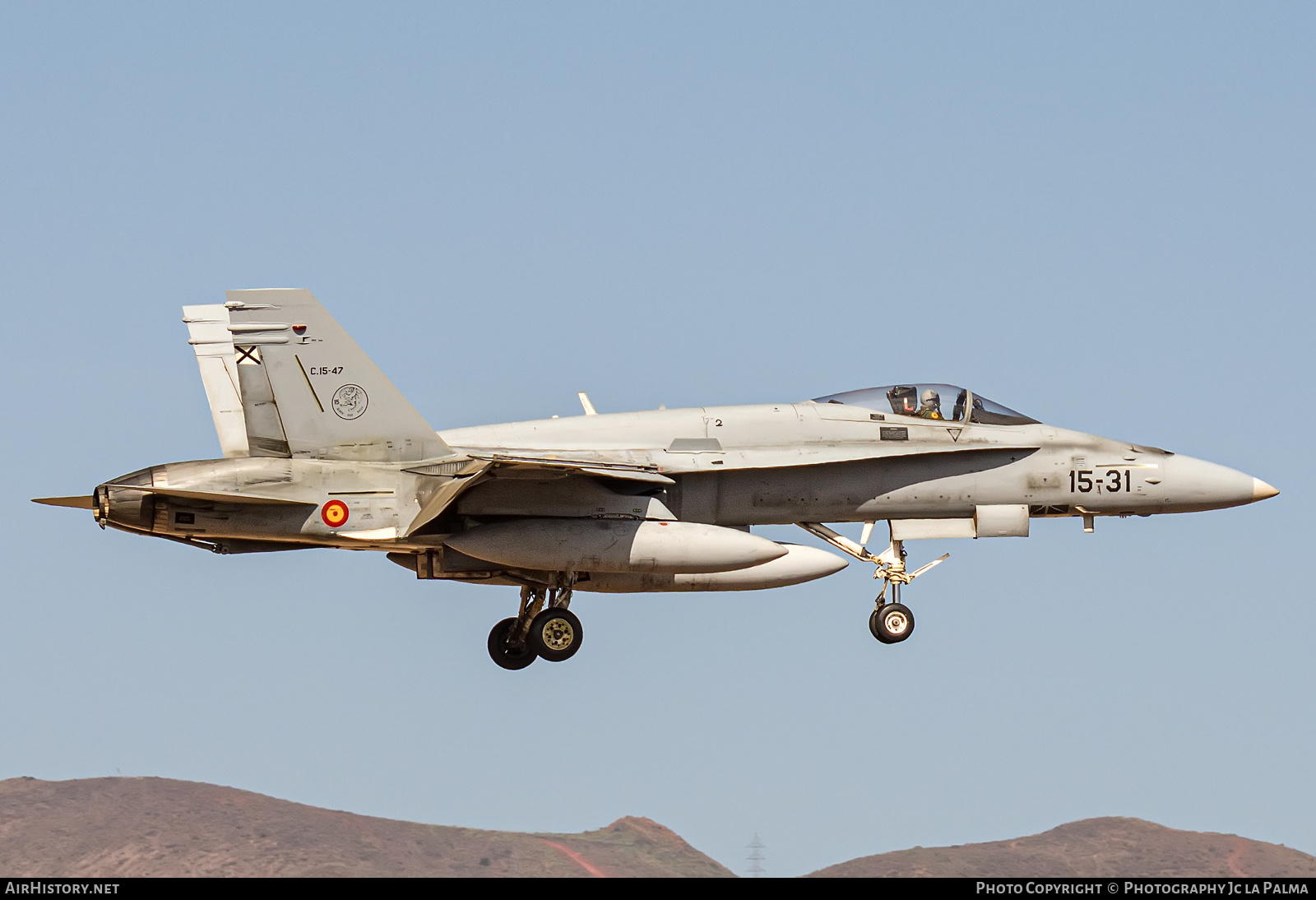 Aircraft Photo of C.15-47 | McDonnell Douglas EF-18M Hornet | Spain - Air Force | AirHistory.net #611173